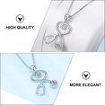 thumbnail image 2 of 1Pc Stethoscope Design Necklace Creative Alloy Neck Chain Chic Women Jewelry, 2 of 7