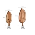 thumbnail image 1 of Wooden Tray Afternoon Tea Snack Plate Snack Plate Leaf-Shaped Plate Cheese Sushi Plate Large size, 1 of 6