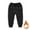 Black, variant on Toddler Girls Boys Kids Sport Soild Casual Fashion Beach Cargo Casual Pants Boys School Uniform Pants Size 12-18 Months