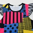 thumbnail image 4 of Girls Sally Costume Dress Short Sleeve Halloween Cosplay Fancy Paty Dress, 4 of 5