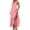 Pink, variant on Women's Casual Solid Color Backless Jumpsuit Half Skirt Set Fashion Two Piece Outfit - Black L