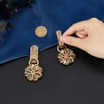 2Pcs Cloak Clasp Fasteners Alloy Rhinestone Sweater Clips Sew on Hooks