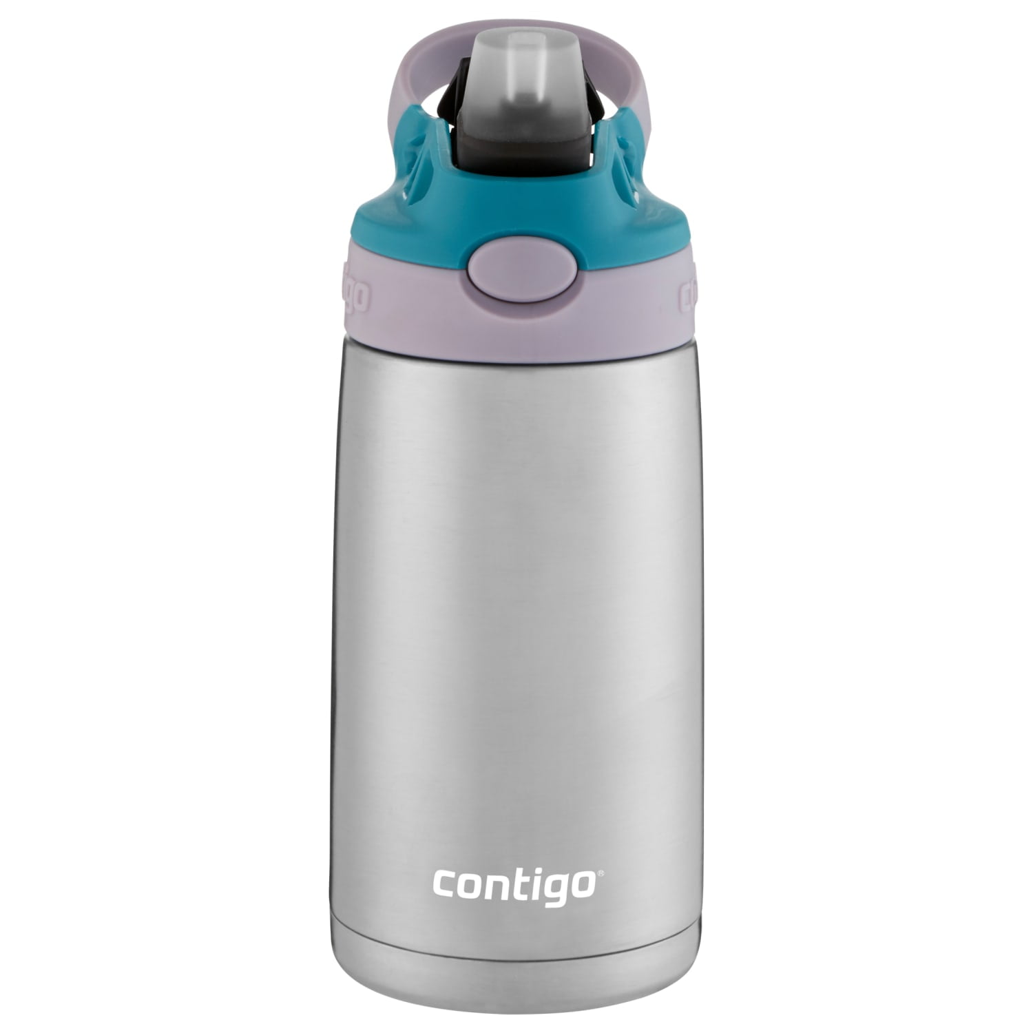 Contigo Kids Straw Stainless Steel Water Bottle with AUTOSPOUT Lid, 13oz.