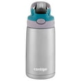 thumbnail image 2 of Contigo Kids Straw Stainless Steel Water Bottle with AUTOSPOUT Lid, 13oz., 2 of 6