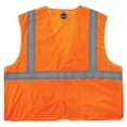 thumbnail image 2 of Ergodyne GloWear® Breakaway Mesh Hi-Vis Type-R Class 2 Safety Vest, X-Large, Orange, 2 of 5