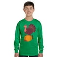 thumbnail image 2 of Awkward Styles Thanksgiving Youth Sweatshirt Happy Turkey Crewneck Tee for Kids, 2 of 5