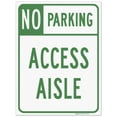 thumbnail image 1 of Hawaii Handicap Parking Sign, No Parking Access Aisle, 18x24 Corrugated Plastic, 1 of 1
