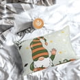 thumbnail image 5 of Gaeub Gnome Holding A Pumpkin Flannel Fleece Throw Blanket - Cozy Home & Bedroom Decor, Dorm Room Essential for Girls-20"x30", 5 of 6