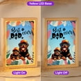 thumbnail image 2 of Best Rottweiler Dad Ever Happy Father's Day Acrylic Plaque with Wood Photo Frame Box Rottie Dog Lover Gifts Idea Light Box - 02006, 2 of 5