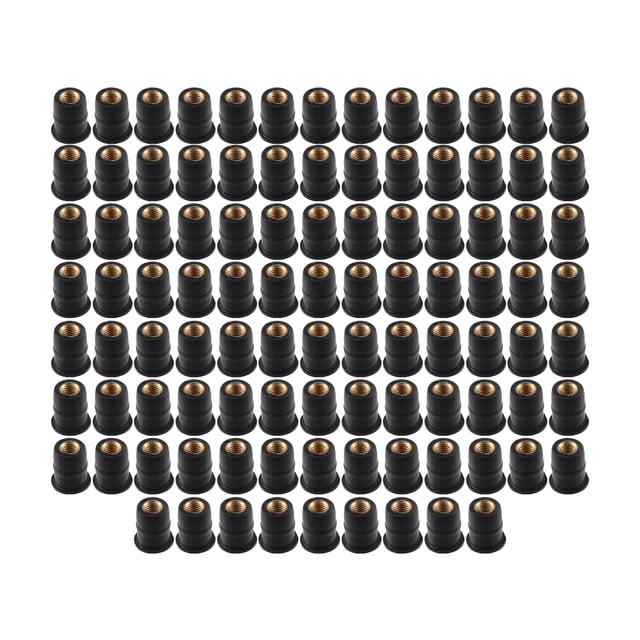 100uds M5 Unique Bargains tuercas carenado Sujetadores motocicleta parabrisas