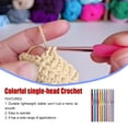 thumbnail image 4 of 1 Set Knitting Needles DIY Tools Colorful Sewing Supplies Household Accessory Weave Crochets for Sweater Clothes Scarf Slippers 006 Model, 4 of 7