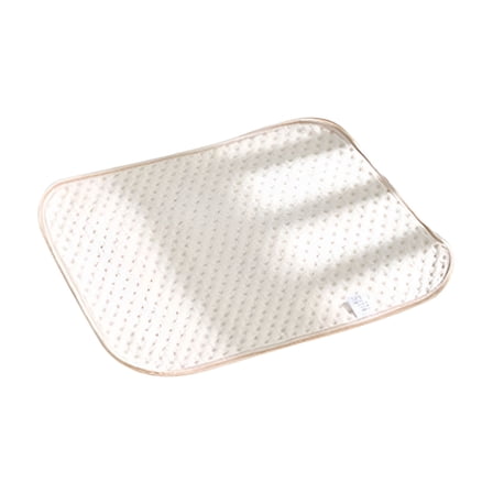 LAMIRO Water Proof Crib Mattress Protector Non-Slip Sturdy Mattress Pad Mat Incontinence Bed Pad for Children Adults White