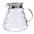 thumbnail image 2 of Tong Glass Coffee Server Standard Glass Coffee With Lids For Drip Coffee Maker, 2 of 4