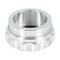 thumbnail image 4 of 2" ID Aluminium Alloy Universal Auto Weld On Filler Neck Cap Oil Fuel Tank Silver Tone, 4 of 5