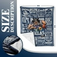 thumbnail image 6 of City Football Gifts for Team Fans, Sports Football Throw Blanket for Men Women, Team Colors Throw for Sofa Couch Bed Living Room 60"x50", 6 of 6