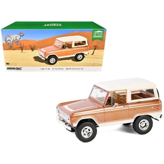 1996 Ford Bronco XLT Burgundy and Silver 1/18 Diecast Model Car by