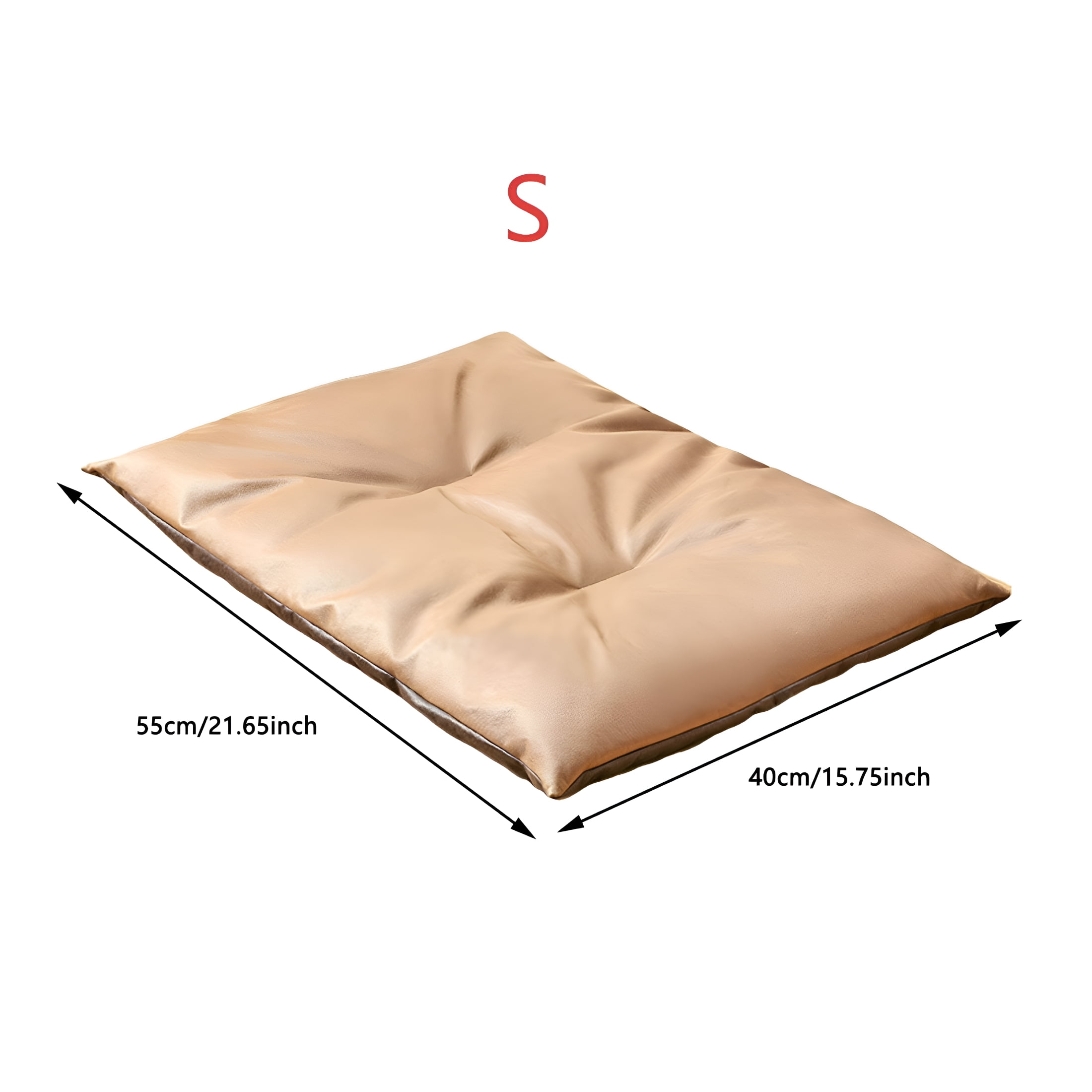 XIBUFE Dog Cat Beds Orthopedic Leather Dog Bed Water Proof Coffee Outdoor Dog Bed Raised Dogs Bed Dog Cot Beds Small Medium Size Dogs Outside Pet Beds