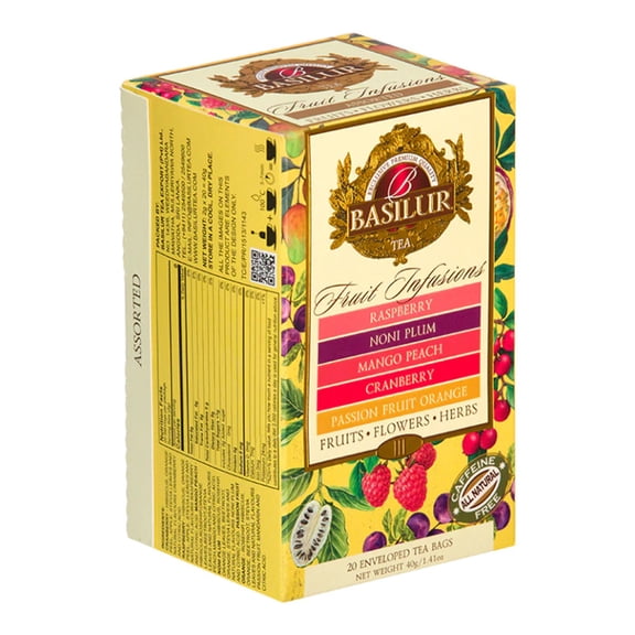 Infusiones de Frutas Basilur Surtido Vol. III – Fruit Infusions – 20 bolsas