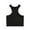 Black, variant on Lovskoo Knit Summer Tops for Women 2024 Tank Tops Halter Neck Sleeveless Tight Solid Color Camisoles Sports Yoga Elastic Tank Tops Black