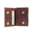 thumbnail image 3 of CTM  RFID Trifold Leather Biker Wallet with Silver Chain (Men), 3 of 6