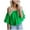 Green-62, variant on Mittory Women's Classic-Fit Shirt Plain Color Off The Shoulder Summer Blouse