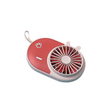 

Rechargeable Fan Travel Fan Small Personal Fan Creative New Summer Fan USB Charging Handheld Mini Fan Convenient Convenient Red