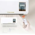 thumbnail image 2 of Clearance! Two In One Wall Mounted Mobile Air Electric Fan Fully Installed Mobile Air Conditioning 2024 Mini Split AC/heating System W Portable Ductless Remote Home/bedroom/studio Air Heater,A, 2 of 9