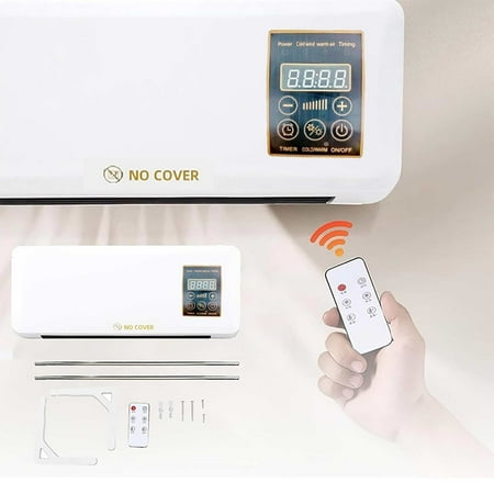 

Clearance！Zynic Two In One Wall Mounted Mobile Air Electric Fan Fully Installed Mobile Air Conditioning 2024 Mini Split AC/heating System W Portable Ductless Remote Home/bedroom/studio Air Heater