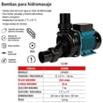 thumbnail image 4 of Bomba para Hidromasaje IUSA 1 HP negro, 4 of 5