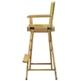 thumbnail image 3 of Casual Home 30" Director's Chair Natural Frame-with Olive Canvas, Bar Height, 3 of 5