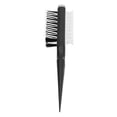 thumbnail image 1 of Peine para peinar el cabello, cepillo para peinar el cabello unisex multifunción de doble cara para barbería negro, 1 of 14