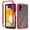 Red, variant on Clear Case for Samsung Galaxy A13 5G, High-Transparency Hybrid Rugged PC + TPU Military Grade Shockproof Cover, Dual-Layers Lens Protection Non-Yellowing Case, Darkblue