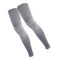 thumbnail image 1 of Verano Correr Ejercicio Baloncesto Bicicleta Ciclismo Calentador De Piernas Gris M Sunnimix Correr, 1 of 8