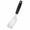Black, variant on Pampered Mini Chef Serving Spatula Turner for Serving Flipping Small Icing Small Metal Grill Spatula for Pancakes Pie Cookies Or Barbecue Etc Metal Spatulas Metal Spatulas 25x5cm home decor