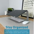 thumbnail image 3 of Macally Laptop Stand for Desk - Aluminum Laptop Riser Stand for Desk - Ergonomic Laptop Holder Mount - Use as Macbook Stand (Pro/Air) or Notebook Computer Stand between 10 to 17.3 Inches - Silver, 3 of 9