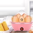 thumbnail image 2 of AQwzh Rapid Egg Cooker Electric for Hard Boiled, Poached, Scrambled Eggs, Omelets, Steamed Vegetables, Seafood, Dumplings, 7 capacity, with Auto Shut Off Feature, 2 of 7