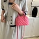 thumbnail image 2 of Bolso de mano para mujer, Bolso de cuero PU, Bolso de mano elegante Simple, bandolera (rosa), 2 of 6