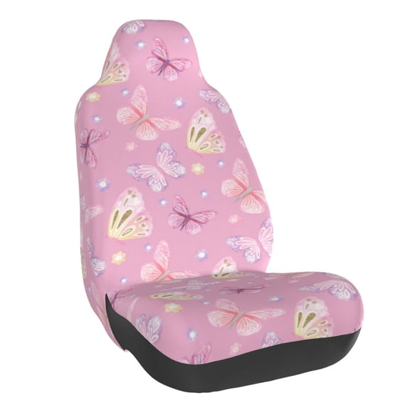 Fuzoiu Butterfly 1 Print Elastic Car Seat Covers, Seat Cover Protector,Universal Fit Interior Covers for Most Cars,Washable Seat Cover Non Slip for SUV,Sedan,Van
