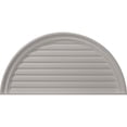 thumbnail image 1 of 36 in. W x 18 in. H Architectural Half Round Gable Vent Louver, Decorative, 1 of 1