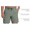 thumbnail image 4 of Shorts Deportivos CRZ YOGA Sin Forro Secado Rápido 7" Gris M, 4 of 6
