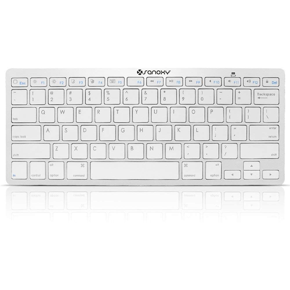 SANOXY Slim Wireless Keyboard for iOS, Android, Windows and Mac