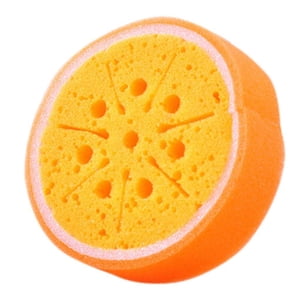 1Pc/4Pcs Éponge en forme de fruit Scouring Eponge de nettoyage de fruits Couvercle de nettoyage Removing Stains Éponges Outils de cuisine