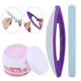 thumbnail image 1 of 3Pcs/Set Nail Art Waxing Polishing Grinding Buffing Cream Buffer Manicure Kit, 1 of 5