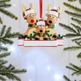 thumbnail image 3 of Christmas Reindeer Pendant with Hanging Rope Xmas Tree Hanging Decor Parent Child Decoration, 3 of 5