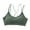 Green, variant on Steel Thin Shoulder Straps with Beautiful Back Tube Top, Chest Wrap Steel Sling Bra with Chest Pad Underwear for Daily/Party, Spring/Summer/Autumn