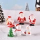 thumbnail image 3 of Mini muñeco de nieve amantes figura de hadas Santa Claus miniatura figuritas decoración de navidad regalos de navidad Festival DIY decoración del hogar, 3 of 4