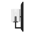 thumbnail image 5 of Hunter - Kerrison 1-light Natural Black Iron, Small Sconce Light, Dimmable, Modern Style, for Bedrooms, Dining, Living Rooms - 19544, 5 of 7