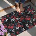 thumbnail image 4 of Pioneer Flower Floral Print Pattern Door Rugs,Washable Non Slip Door Mats Indoor,Decorative Door Mats,Entry Mat Indoor for Entrance,Bedroom,Kitchen,Bathroom,20"x32", 4 of 6