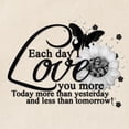 thumbnail image 2 of CafePress - Love You More Tote Bag - Unisex Canvas Tote Bag, Beige, 1-Piece, 2 of 6
