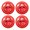 Red, variant on 4Pcs Marine Locking Locker Small Size Boats Flush Pull Slam For Yacht Campers Deck Locker